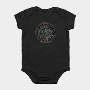 Aztec Tribal Artifact Baby Bodysuit